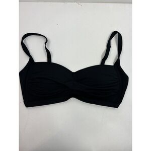 Bond-Eye Australia Bikini Top Women's Sz 12 US‎ Black Multi Fit Adjustable Strap